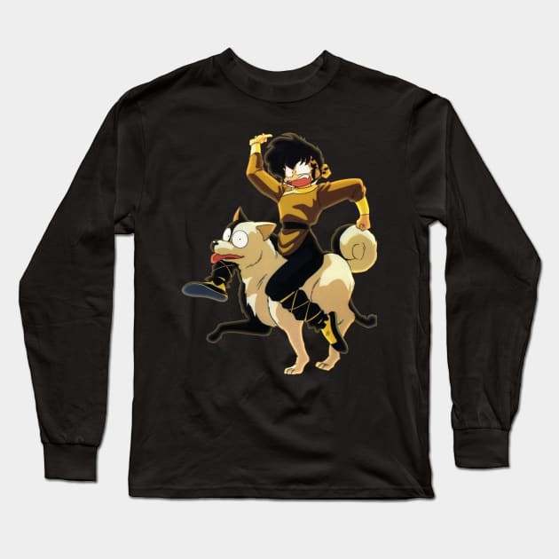 funny moment ranma Long Sleeve T-Shirt by Sparkledoom